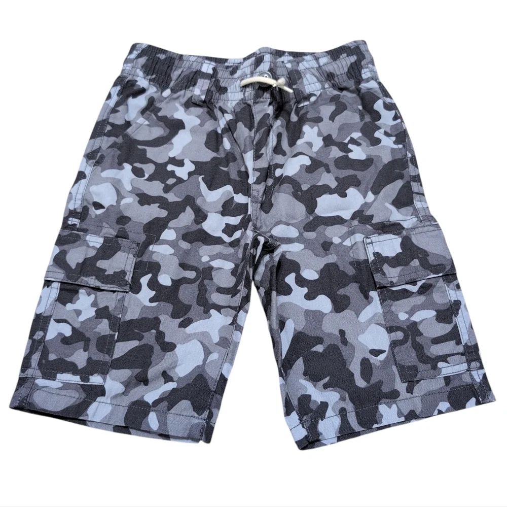 Children's Place Gray Camo Shorts Boys Size‎ 6 Husky New